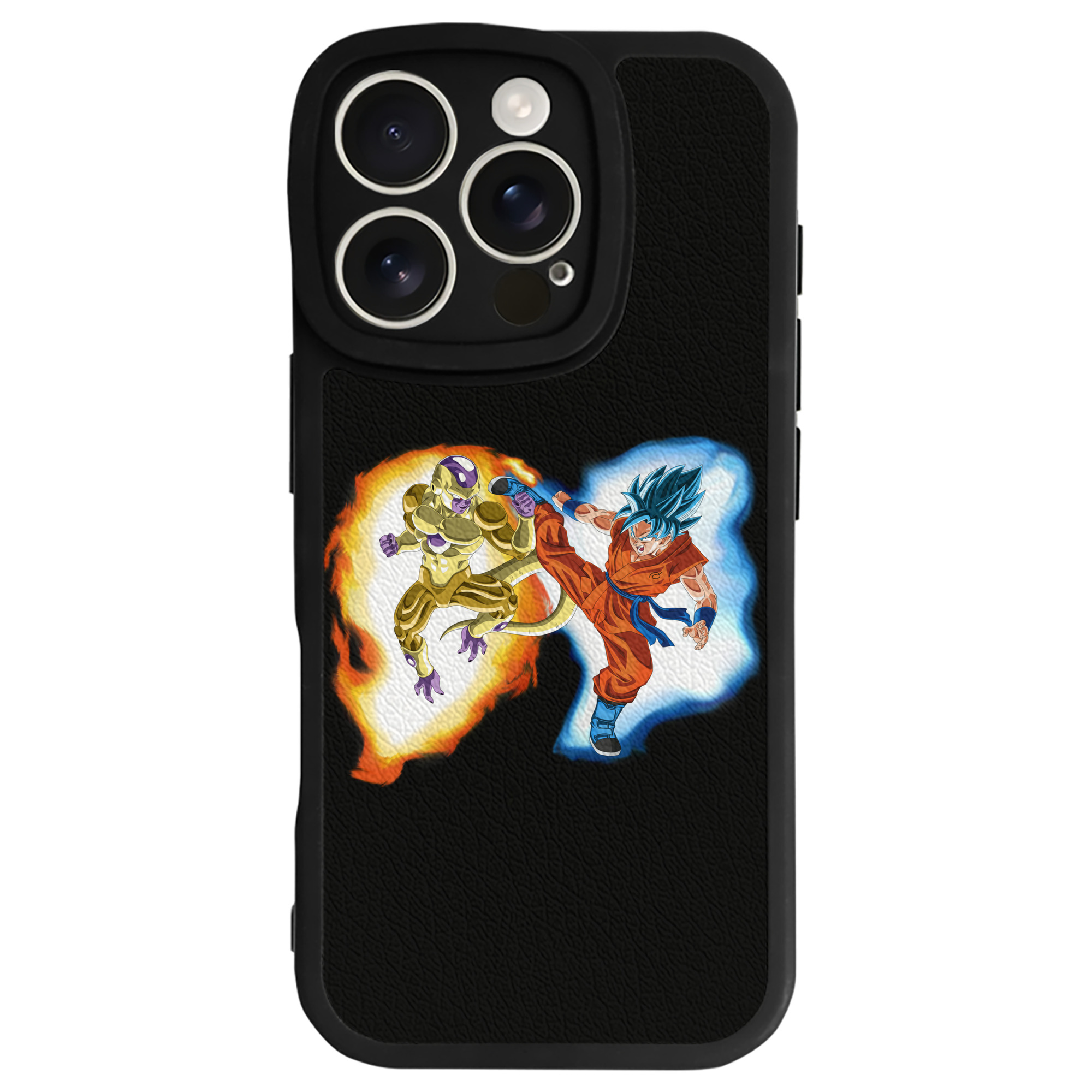 （画像用） ドラゴンボール フリーザ DRAGON BALL Frieza 【iPhone 16シリーズ対応】シリコンスマホケース（レザー調） 材質：シリコン